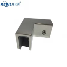 China High Quality 90 Degree Glass Corner Clamp Tempered Glass Railing Hardware manufacturer