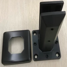 China High quality types of black glass spigot for swimming pool fence and balcony glass railing manufacturer