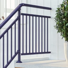 China Hot-Dip Galvanisierte Schmiedeeiserne Balkon Safety Zaun Sicherheit Stahlgeländer Balkon Balustrasse Hersteller