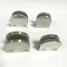 porcelana Mirror finished glass hardware glass clamps in stock fabricante
