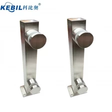 China Moden Design Glass Railing Stair Stainless Steel Spigot With Twin Glass Clamp manufacturer