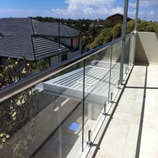China Modern Design Outdoor Stair Balcony 304/316 Stainless Steel Railing manufacturer