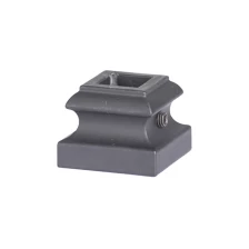 Chine Chaussure de base plate populaire moderne pour escalier et balustrade en fer forgé fabricant