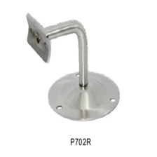China P702R wall mounting handrail brackets with base plate for round tubing or round pipe handrail manufacturer
