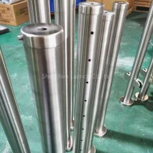 China Pre-drilled stainless steel cable deck railing post manufacturer