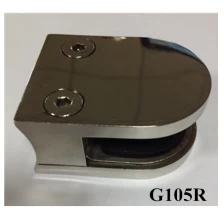 China Segurança balaustrada de vidro 10-12mm vidro usado grampo G105R fabricante