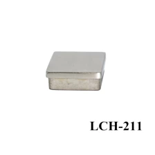 China Vierkant inox eindkap voor leuning LCH-211 fabrikant
