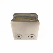 China Stainless Square Shaped Glass Clamps manufacturer