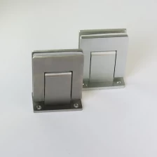 China Fecho de aço inoxidável para serviço pesado grampo de tela ajustável pivô porta de vidro do banheiro dobradiça do chuveiro fabricante