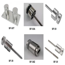 China Stainless Steel Glass Fastening Screws Standoff Pins Standoff Bracket for Glass manufacturer