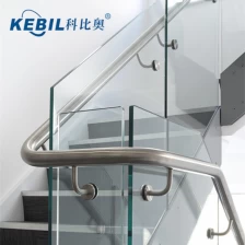 China Stainless Steel Wall and Glass Mounted Adjustable Handrail Bracket manufacturer