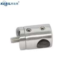 China Stainless Steel round bar holder for balustrade/bar fitting for pipe/tube/cable railing manufacturer