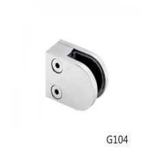China Aço inoxidável 304/316 D braçadeira de vidro para G104 vidro 8-10mm fabricante