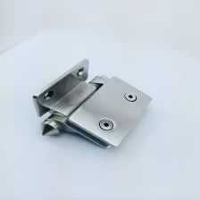China Stainless steel 316 glass to glass door hinges for pool manufacturer