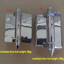China Stainless steel 316 heavy duty glass door spring loaded  hinges for high quanlity pool fence 30kg glass manufacturer