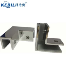 Chiny Stainless steel top 90 degree glass to glass clamp for frameless glass railing producent