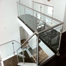 porcelana Poste de acero inoxidable barandilla pasamanos para pasamano del balcón, cerca de la piscina, jardín cristal, pasamano, pasamano de la escalera fabricante