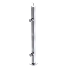 China Stainless steel glass standoff balustrade post for glass railing manufacturer