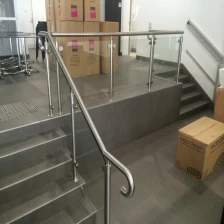 China Stainless steel handrail post for modern design glass balustrade manufacturer