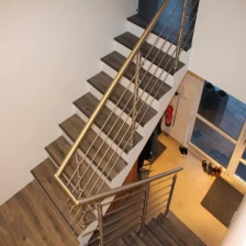 Chine La main courante d'escalier d'intérieur en acier inoxydable conçoit une rampe d'escalier en acier inoxydable fabricant