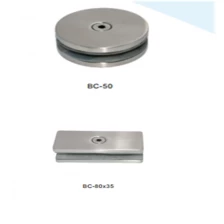 Cina Stainless steel round square glass clamps ISO9001 2008 produttore