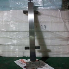 Chiny Stainless steel side mounted welding square posts 50x50mm for baclony and deck glass railing design producent