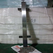 Chine Stainless steel side mounted welding square posts 50x50mm for baclony and deck glass railing design fabricant