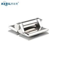 China Swimming pool fence gate glass to glass hinge for glass 8-12mm manufacturer