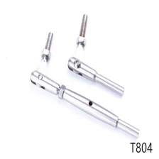 porcelana Accesorios de extremo roscados del cable del tensor de estampación de acero inoxidable T316 fabricante