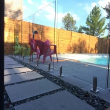 China Tempered Frameless glass pool fencing manufacturer