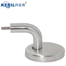 China Wall Mount Stainless Steel Angle Stair Commercial Handrail Railing Bracket manufacturer