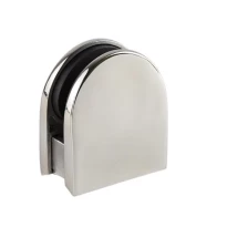 China braçadeira de vidro de aço inoxidável escovado para vidro temperado de 12mm fabricante