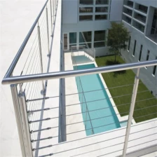 China Kabel Balustrade Post für Balkon im Freien Design Hersteller