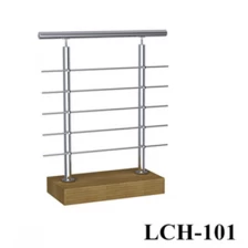 الصين cable balustrade post system with 3 6mm wire rope الصانع