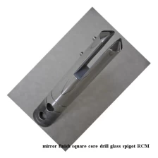 China casting SS316 kernboor glas spigot, passen 10-13.52mm dik glas RCM fabrikant