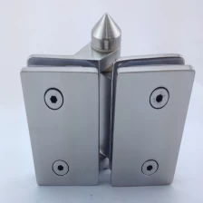 China casting stainless steel glass door hinge for safe glass fencing system manufacturer