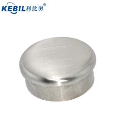China mais barato inox polido tubo redondo balaustrada post encaixe o tampão de extremidade LCH-209 atacado fabricante