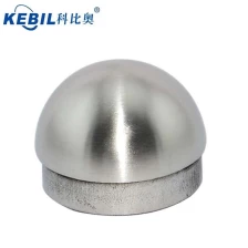 Cina cheap stainless steel polished round tube balustrade post fitting end cap LCH-213 wholesale produttore