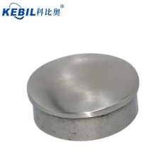 China mais barato inox polido tubo redondo balaustrada post encaixe o tampão de extremidade LCH-214 atacado fabricante