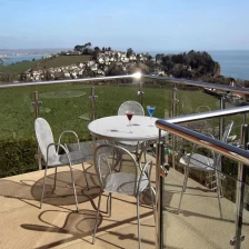 China china manufacturer stainless steel glass rail for outdoor manufacturer