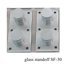 China China Edelstahl-Abstandhalter Glashalter mit 200 * 100 * 10 mm Rückwand Hersteller