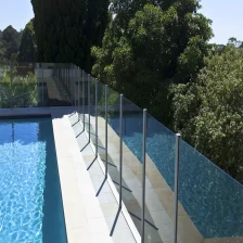 China personalizada pó RAL piscina de alumínio revestido trilhos da cerca vidro fabricante