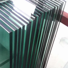 China cut to size 12mm tempered glass panels for balcony swimming pool or staircase glass fencing manufacturer