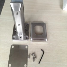 Chiny Wałek szklany duplex 2205 do szklanej balustrady / ogrodzenia basenu producent