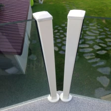 China fabriek prijs van aluminium post voor balkon glazen balustrade fabrikant
