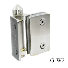 China frameless glass to wall hinge,stainless steel 316 grade materialG-W2 manufacturer