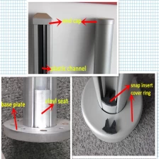 Κίνα ποτήρι κιγκλίδωμα σκόνη τιμές μπαλκόνι με επικάλυψη αλουμινίου κάγκελα αλουμινίου κατασκευαστής