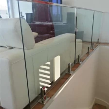 Chiny mini górna szyna systemu balkonowej balustrady szklane producent