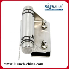 China mirror or satin polished stainless steel 316L sheet metal glass to square post/wall hinge manufacturer