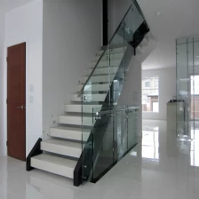 China outdoor balcony staircase tempered glass railing hardware glass standoff manufacturer